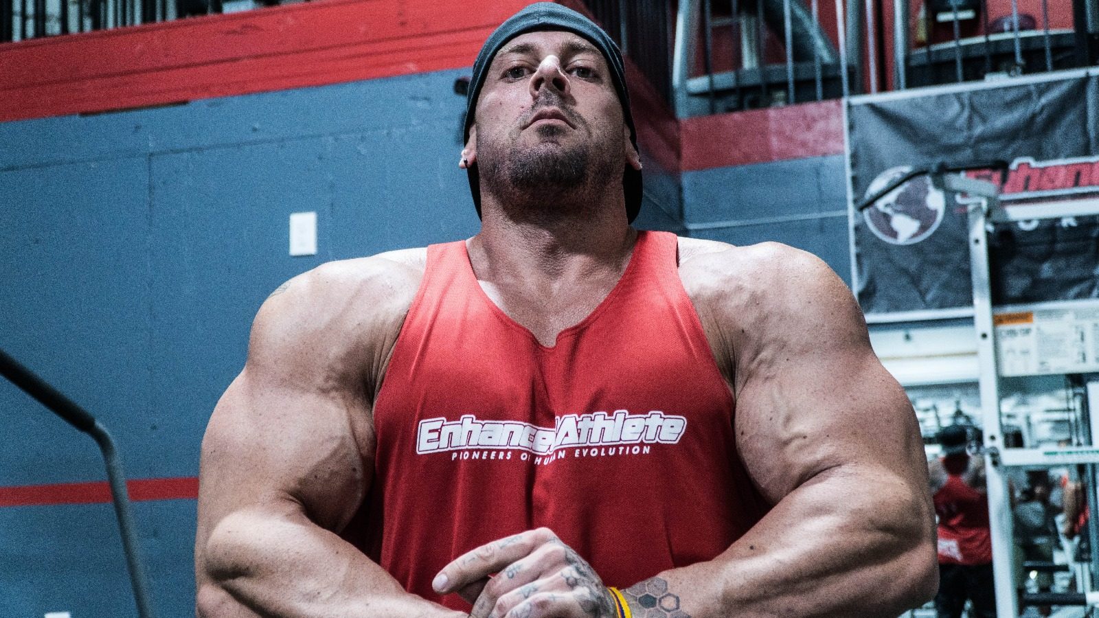 Red tank, close up